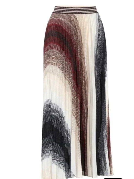 Missoni Dresses & Skirts - MISSONI Metallic Plisse Pleated Midi Skirt